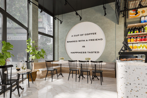 Thiết kế cafe và trà đạo, tại 360 Trường Chinh, Hà Nội